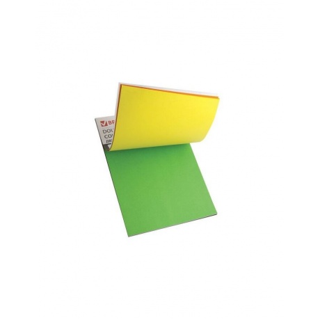 Цветная бумага А4 ТОНИРОВАННАЯ В МАССЕ, 40 листов 8 цветов, склейка, 80 г/м2, BRAUBERG, 210х297 мм, 124714 - фото 2