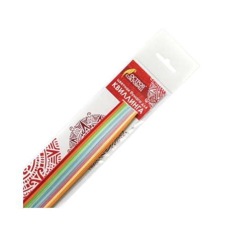 Бумага для квиллинга Радуга, 10 цветов, 200 полос, 3 мм х 300 мм...