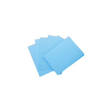 Картон цветной А4 ТОНИРОВАННЫЙ В МАССЕ, 50 листов, СИНИЙ (интенсив), в пакете, BRAUBERG, 210х297 мм, 128983 - фото 2