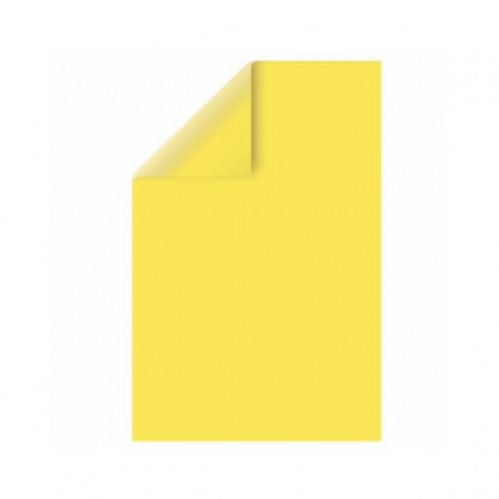 Цветной картон А4 ТОНИРОВАННЫЙ В МАССЕ, 10 листов, ЖЕЛТЫЙ, в пакете, 180 г/м2, ОСТРОВ СОКРОВИЩ, 210х297 мм, 129313, (10 шт.) - фото 2