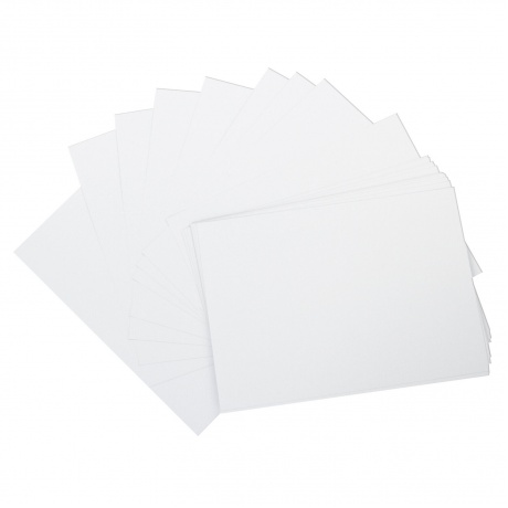 113562, Картон белый А4 МЕЛОВАННЫЙ EXTRA (белый оборот), 50 листов, в пленке, BRAUBERG, 210х297 мм, 113562 - фото 3