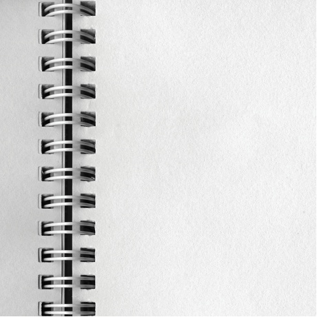 Скетчбук (тетрадь для эскизов), белая бумага, 205х175 мм, 100 г/м2, 80 л., гребень, Италия, A257715 - фото 4