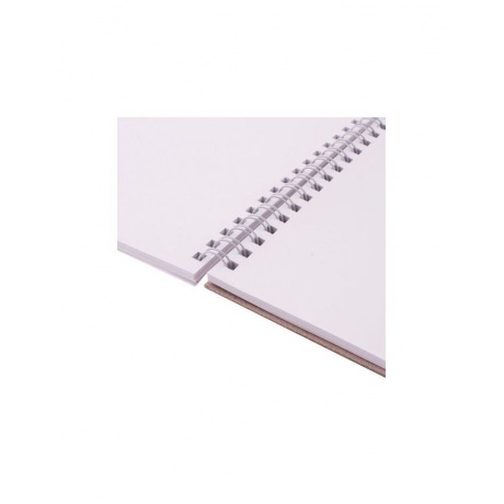 Скетчбук, белая бумага 120г/м2, 205х290мм, 40л, гребень, жёсткая подложка, BRAUBERG ART DEBUT - фото 4