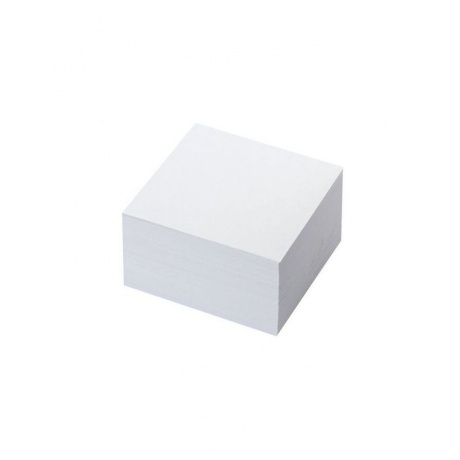 Блок для записей BRAUBERG, проклеенный, куб 8х8х4, белый, белизна 90-92%, 121543, (12 шт.) - фото 2