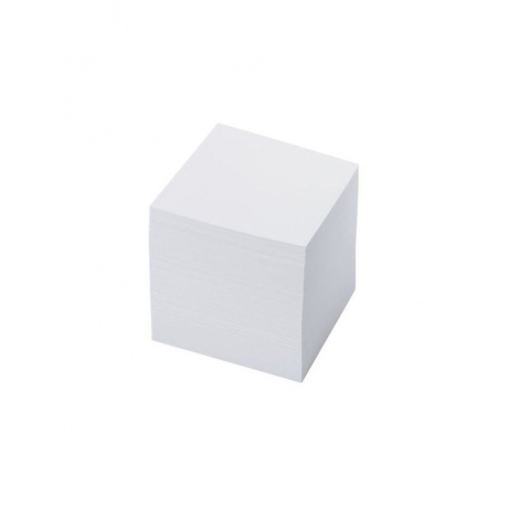 Блок для записей BRAUBERG, непроклеенный, куб 9х9х9 см, белый, белизна 95-98%, 122340 - фото 2