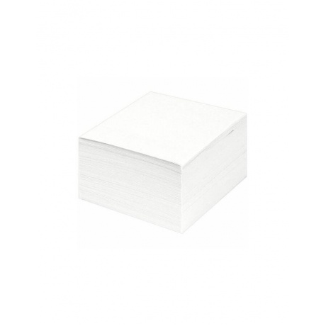 Блок для записей STAFF непроклеенный, куб 8х8х4 см, белый, белизна 90-92%, 126368, (18 шт.) - фото 2