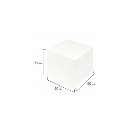 Блок для записей STAFF проклеенный, куб 9х9х9 см, белый, белизна 90-92%, 129204, (6 шт.) - фото 5