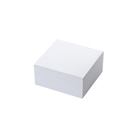 Блок для записей STAFF в подставке прозрачной, куб 9х9х5 см, белый, белизна 90-92%, 129193, (6 шт.) - фото 3