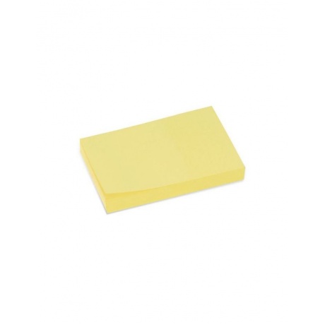 Блок самоклеящийся (стикер) BRAUBERG, 76х51 мм, 100 л., желтый, 122689, (24 шт.) - фото 2