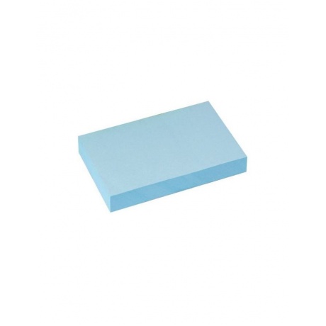 Блок самоклеящийся (стикер) BRAUBERG, 76х51 мм, 100 л., голубой, 122692, (24 шт.) - фото 2