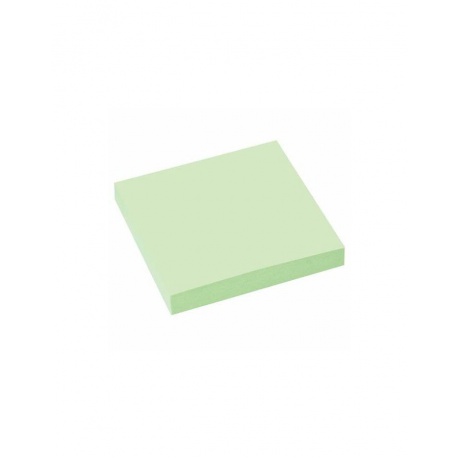 Блок самоклеящийся (стикер), STAFF, 76х76 мм, 100 л., зеленый, 126498, (24 шт.) - фото 2