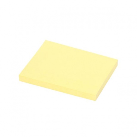 Блок самоклеящийся (стикеры) STAFF, 76х102 мм, 100 листов, желтый, 129353, (24 шт.) - фото 2