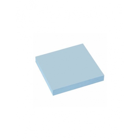 Блок самоклеящийся (стикеры) STAFF, 76х76 мм, 100 листов, голубой, 129362, (24 шт.) - фото 2
