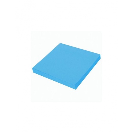 Блок самоклеящийся (стикеры) BRAUBERG НЕОНОВЫЙ 76х76 мм, 90 листов, голубой, 111348 (12 шт.) - фото 2