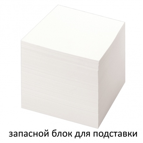 111980, (цена за 6 шт.) Блок для записей STAFF непроклеенный, куб 8х8х8 см, белый, белизна 90-92%, 111980 - фото 2