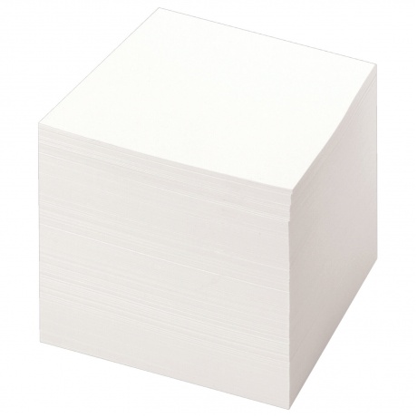 111980, (цена за 6 шт.) Блок для записей STAFF непроклеенный, куб 8х8х8 см, белый, белизна 90-92%, 111980 - фото 3