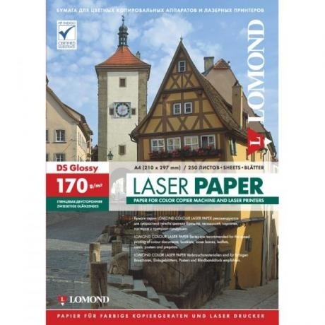 

Бумага Lomond 0310241 A4/170г/м2/250л./белый глянцевое/глянцевое для лазерной печати