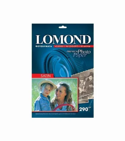 Бумага Lomond 1108200 A4/290г/м2/20л./белый сатин для струйной п...