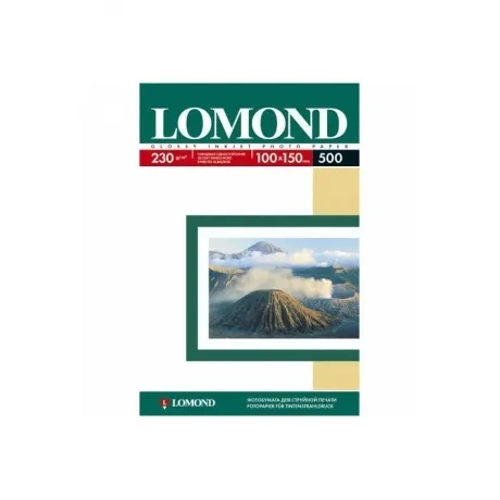 Бумага Lomond 0102082 10x15/230г/м2/500л./белый глянцевое для ст...