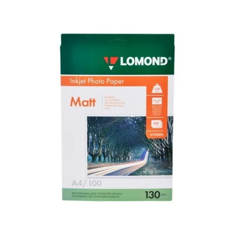 Бумага Lomond 0102004 A4/130г/м2/100л./белый матовое/матовое для...