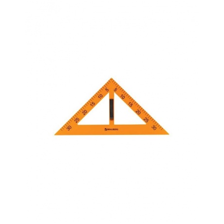 Набор чертежный для классной доски (2 треугольника, транспортир, циркуль, линейка 100 см), BRAUBERG, 210383 - фото 9