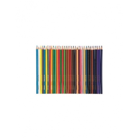 Карандаши цветные ГАММА Мультики, 36 цветов, заточенные, трехгранные, картонная упаковка, 050918_10 - фото 2