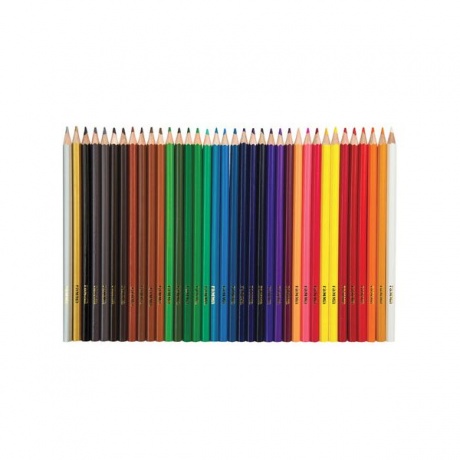 Карандаши цветные ГАММА Классические, 36 цветов, заточенные, шестигранные, картонная упаковка, 050918_05 - фото 2