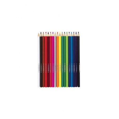 Карандаши цветные акварельные ЮНЛАНДИЯ ЮНЫЙ ВОЛШЕБНИК, 18 цветов, шестигранные, заточенные, 181403 - фото 3