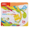 Карандаши цветные Deli Color Emotion 24 цвета EC00225