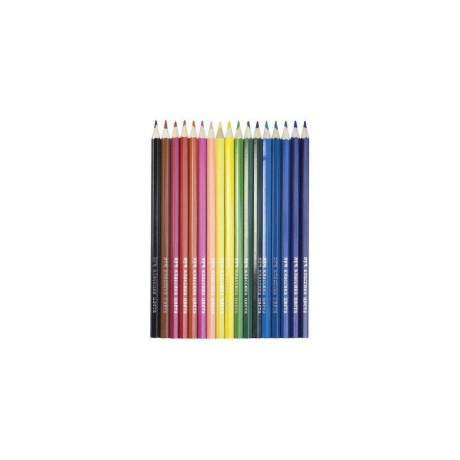 Карандаши цветные ЛУЧ Классика, 18 цв., заточенные, шестигранные, картонная упаковка, 29С 1711-08 - фото 2