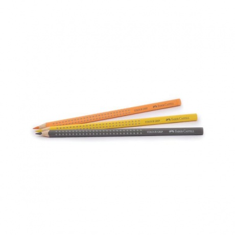Карандаши цветные FABER-CASTELL Grip, 12 цветов, трехгранные - фото 5