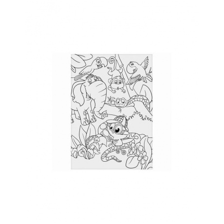 Карандаши цветные ЮНЛАНДИЯ &quot;ЮНЛАНДИК-ДЕТЕКТИВ&quot;, 18 цветов, трехгранные, с раскраской, 181681 - фото 7