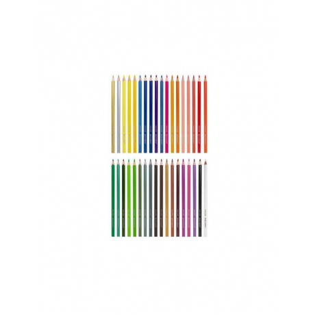 Карандаши цветные BRAUBERG PREMIUM, 36 цветов, трехгранные, грифель мягкий 3,3 мм, 181654 - фото 2