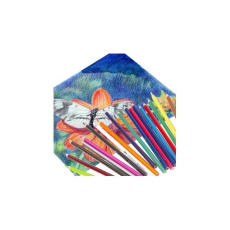 Карандаши цветные акварельные BRAUBERG PREMIUM AQUARELLE, 18 цветов, грифель мягкий 4 мм, 181672 - фото 6