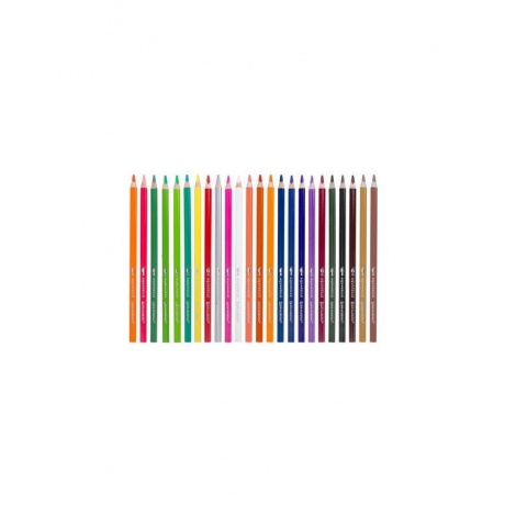 Карандаши цветные акварельные BRAUBERG PREMIUM AQUARELLE, 24 цвета, грифель мягкий 4 мм, 181673 - фото 2