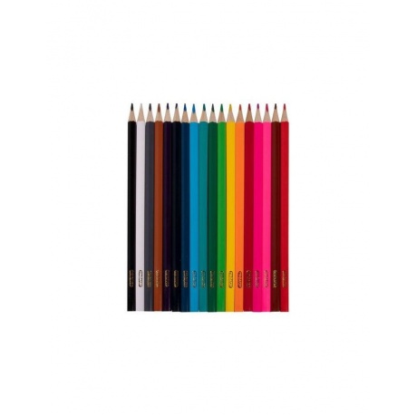 181822, Карандаши цветные ПИФАГОР Сказки, 18 цветов, классические, заточенные, 181822 - фото 2