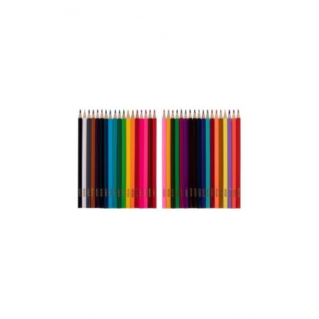 181824, Карандаши цветные ПИФАГОР Сказки, 36 цветов, классические, заточенные, 181824 - фото 2