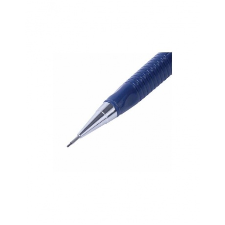 Набор BRAUBERG: механический карандаш, трёхгранный синий корпус + грифели HB, 0,7 мм, 12 штук, блистер, 180494, (6 шт.) - фото 3