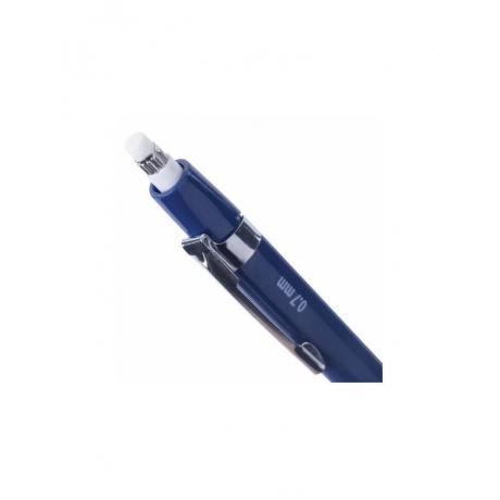 Набор BRAUBERG: механический карандаш, трёхгранный синий корпус + грифели HB, 0,7 мм, 12 штук, блистер, 180494, (6 шт.) - фото 5