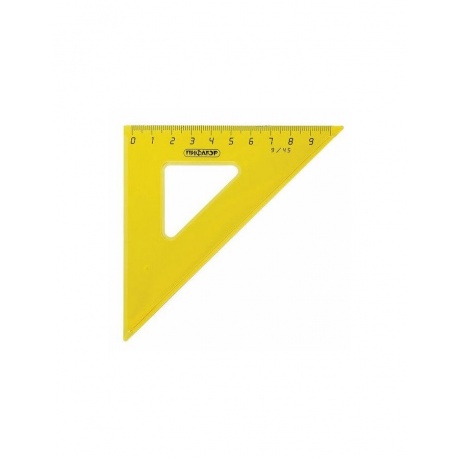 Набор чертежный средний ПИФАГОР (линейка 20 см, 2 треугольника, транспортир), прозрачный, неоновый, пакет, 210626, (12 шт.) - фото 11