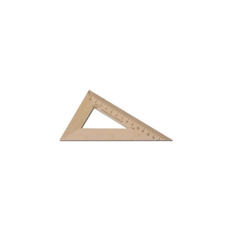 Треугольник деревянный, угол 30, 16 см, УЧД, с 139, (10 шт.) - фото 2