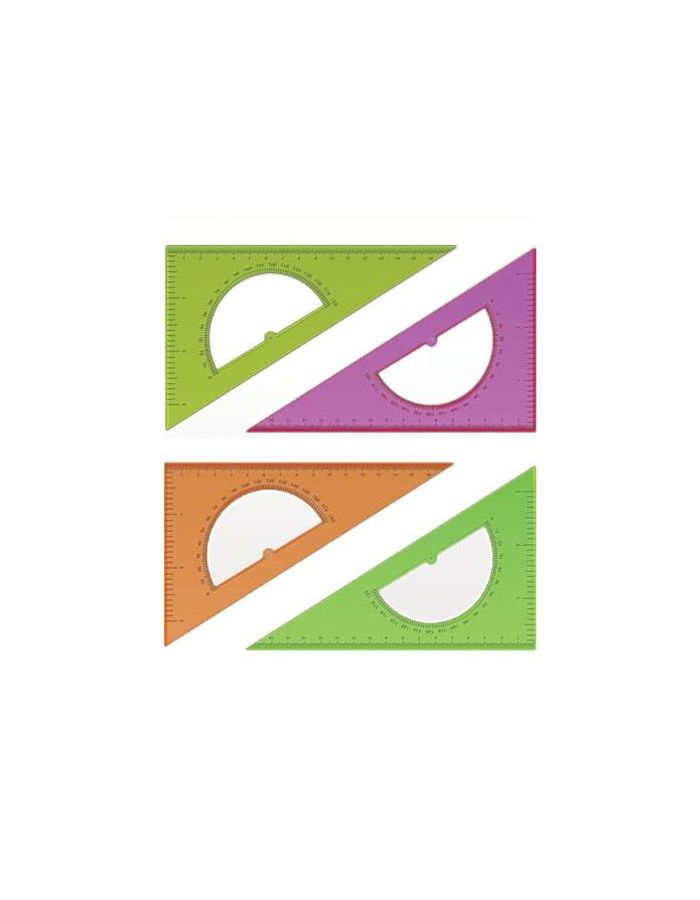 

Треугольник пластиковый 30х16 см, СТАММ Neon Crystal, тонированный, прозрачный, неоновый, ассорти, ТК01, (40 шт.)