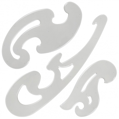 210784, (цена за 10 шт.) Лекало, НАБОР 3 шт., ОСТРОВ СОКРОВИЩ, 2...