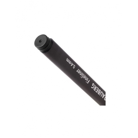 Ручка капиллярная BRAUBERG Carbon, ЧЕРНАЯ, металлический наконечник, трехгранная, линия письма 0,4 мм, FL101, (24 шт.) - фото 5