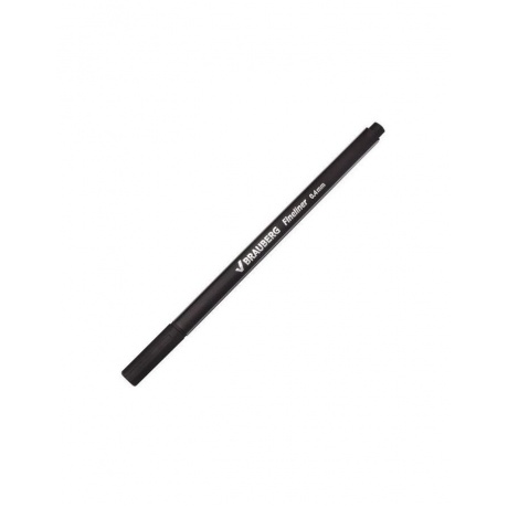 Ручка капиллярная BRAUBERG Aero, ЧЕРНАЯ, трехгранная, металлический наконечник, линия письма 0,4 мм, FL108, (24 шт.) - фото 3