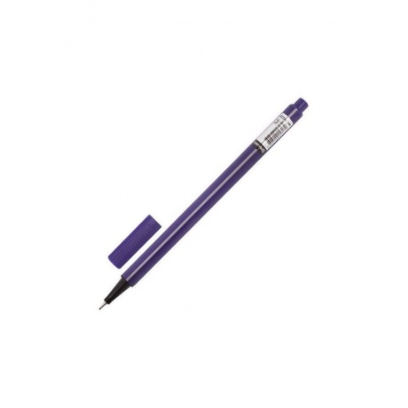 Ручка капиллярная BRAUBERG Aero, ФИОЛЕТОВАЯ, трехгранная, металлический наконечник, линия письма 0,4 мм, FL111, (24 шт.) - фото 2