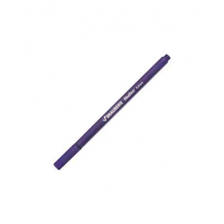 Ручка капиллярная BRAUBERG Aero, ФИОЛЕТОВАЯ, трехгранная, металлический наконечник, линия письма 0,4 мм, FL111, (24 шт.) - фото 3