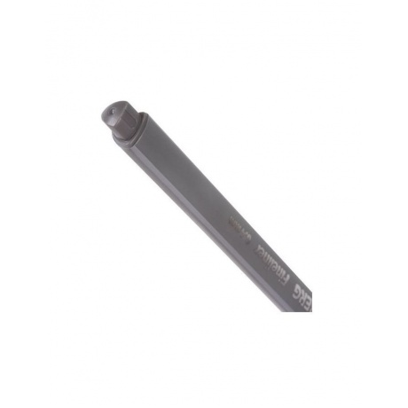 Ручка капиллярная BRAUBERG Aero, СЕРАЯ, трехгранная, металлический наконечник, линия письма 0,4 мм, FL114, (24 шт.) - фото 5