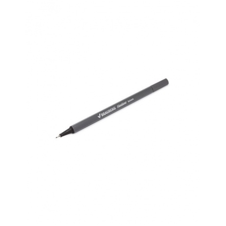 Ручка капиллярная BRAUBERG Aero, СЕРАЯ, трехгранная, металлический наконечник, линия письма 0,4 мм, FL114, (24 шт.) - фото 6
