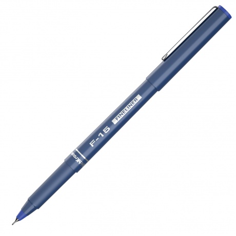 Ручка капиллярная ERICH KRAUSE F-15, СИНЯЯ, корпус синий, линия письма 0,6 мм, 37065 - фото 1